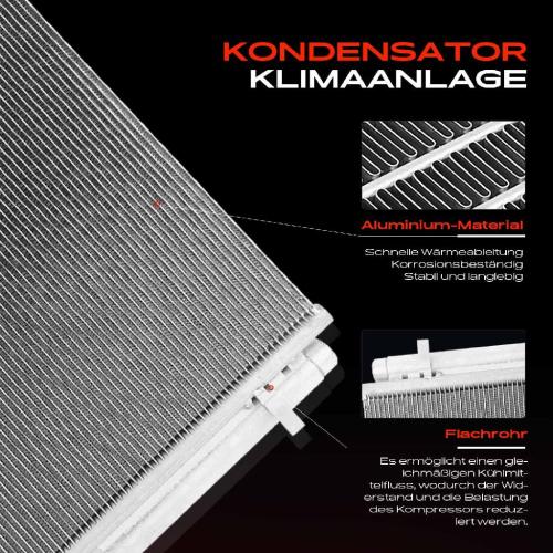 Frankberg 1x Kondensator Klimaanlage für KIA Optima FSGDS6B 2.0L Bj ab 2012 Bild Frankberg 1x Kondensator Klimaanlage für KIA Optima FSGDS6B 2.0L Bj ab 2012