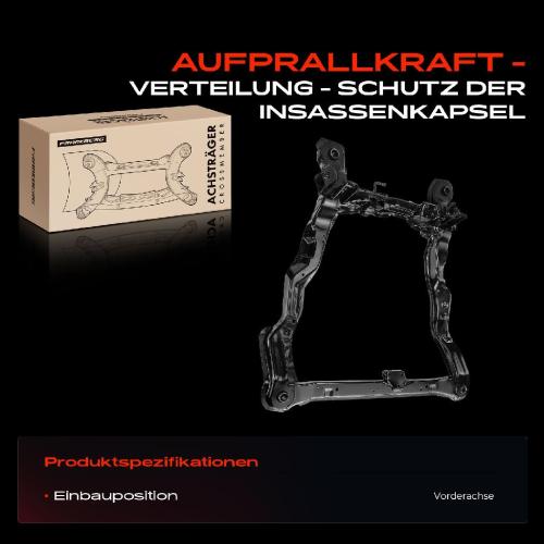 1x Achskörper Achsträger Motorträger Vorderachse für Hyundai Santa Fé I SM 2001-2006 Bild 1x Achskörper Achsträger Motorträger Vorderachse für Hyundai Santa Fé I SM 2001-2006