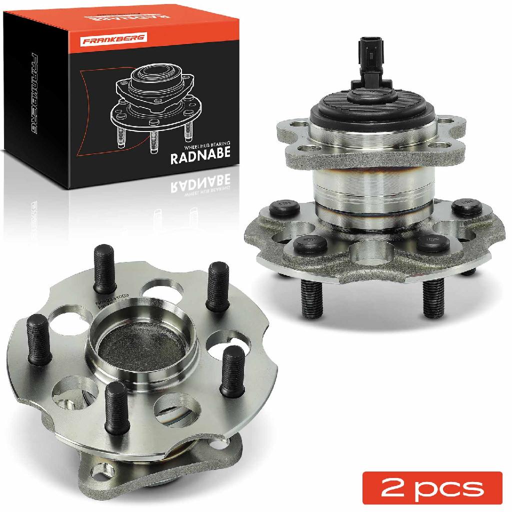 Frankberg 2x Radnabe Radlagersatz Hinterachse beidseitig für Toyota Verso 1.6L 1.8L 2.0L 2.2L 2009-2018