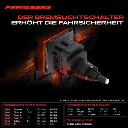 1x Bremslichtschalter für Mazda 2 3 Ford C S-Max Focus Fiesta Mondeo Ranger Transit Bild 1x Bremslichtschalter für Mazda 2 3 Ford C S-Max Focus Fiesta Mondeo Ranger Transit