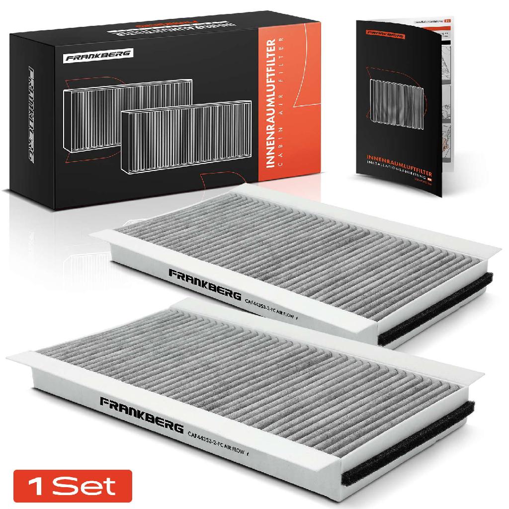 4x Innenraumfilter Aktivkohle für BMW 5er E60 E61 6er E63 E64 Alpina B5 B6