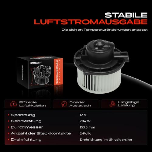 Frankberg 1x Gebläsemotor Innenraumgebläse für Mercedes Benz M-Klasse W163 1998-2005 Bild Frankberg 1x Gebläsemotor Innenraumgebläse für Mercedes Benz M-Klasse W163 1998-2005