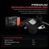1x Lichtmaschinenregler Generatorregler für Citroën Nemo Kasten AA Fiat 500 C Qubo