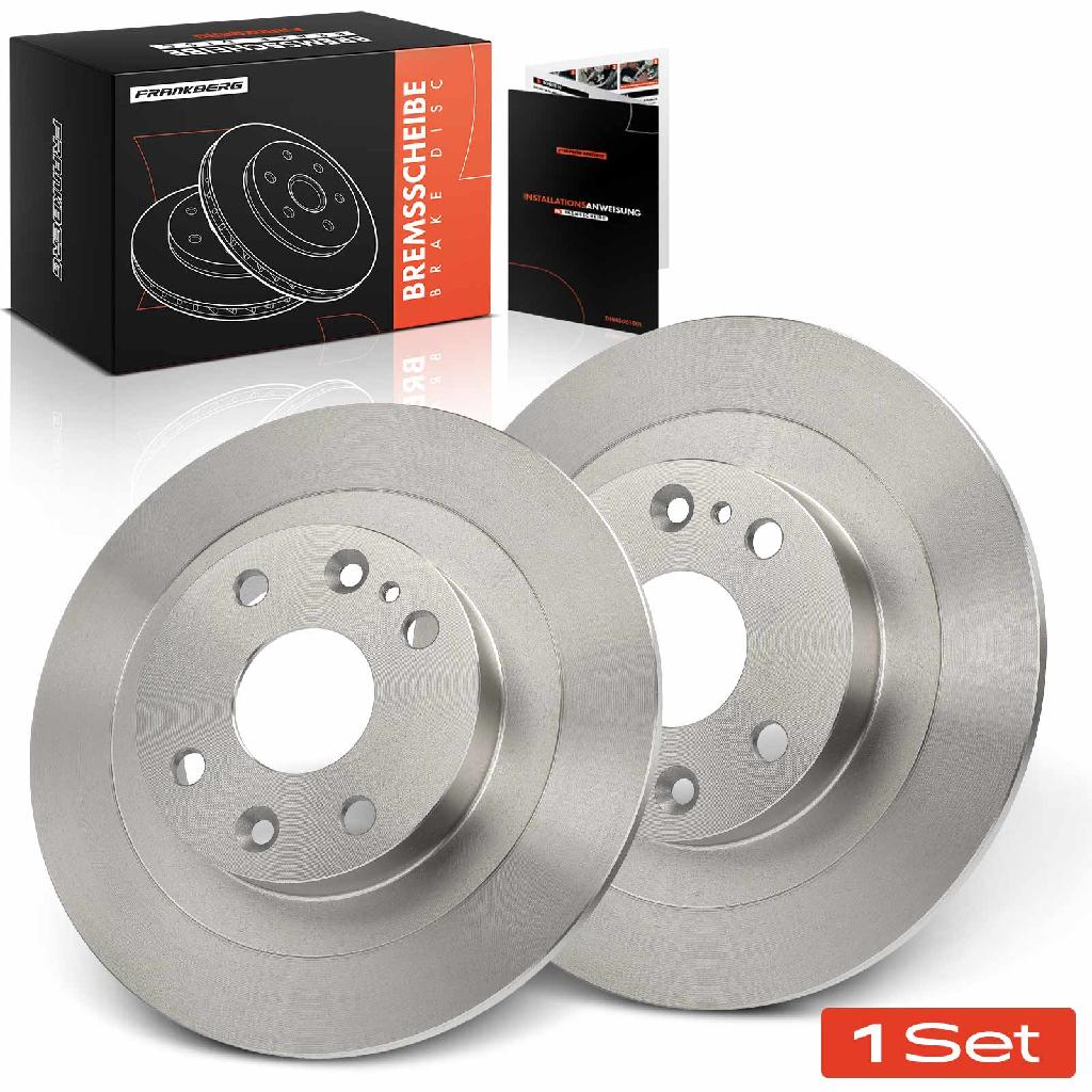 Frankberg 2x Bremsscheiben Hinterachse f r Mazda 323 C IV BG MX-3 EC MX-5 I II NA 1989-2005