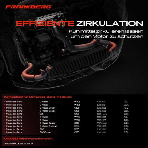 1x Kühlmittelrohrleitung für Mercedes-Benz W205 W213 A238 C257 X253 Bild 1x Kühlmittelrohrleitung für Mercedes-Benz W205 W213 A238 C257 X253