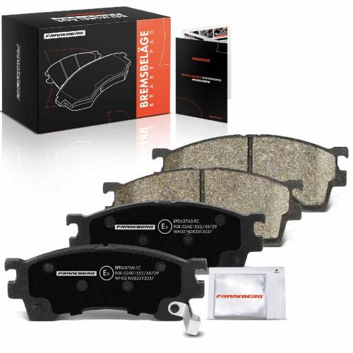 Frankberg 4x Bremsbeläge Vorderachse für FORD USA Probe II Mazda 323 F VI S 626 IV Hatchback V Station Wagon Bild Frankberg 4x Bremsbeläge Vorderachse für FORD USA Probe II Mazda 323 F VI S 626 IV Hatchback V Station Wagon