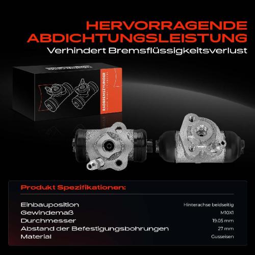 2x Radbremszylinder Hinten für Toyota Camry Carina 4 Celica Corolla Bild 2x Radbremszylinder Hinten für Toyota Camry Carina 4 Celica Corolla