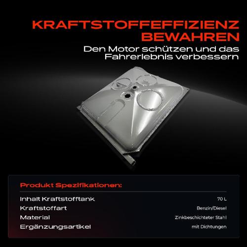 Frankberg 1x Kraftstofftank Kraftstoffbehälter für VW LT 28-35 I 2.0L-2.7L Bild Frankberg 1x Kraftstofftank Kraftstoffbehälter für VW LT 28-35 I 2.0L-2.7L