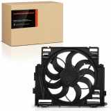 Frankberg 1x Motorkühller Einfachlüfter mit Kühlerlüfterrahmen BMW 5er F07 F10 F11 F18 Bj ab 2010