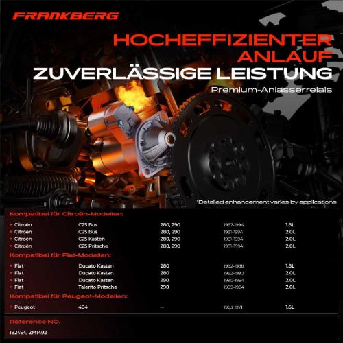 1x Magnetschalter Starter für Citroën C25 Bus Fiat Ducato Talento Peugeot 404 505 Bild 1x Magnetschalter Starter für Citroën C25 Bus Fiat Ducato Talento Peugeot 404 505