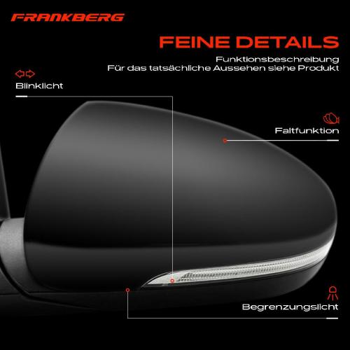 Frankberg 1x Außenspiegel Links für Hyundai Tucson TL TLE 1.6L 1.7L 2.0L 2.4L 2015-2020 Bild Frankberg 1x Außenspiegel Links für Hyundai Tucson TL TLE 1.6L 1.7L 2.0L 2.4L 2015-2020