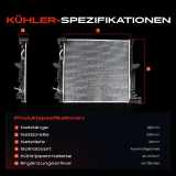 1x Kühler Wasserkühler Motorkühler für Mitsubishi L 200/Triton 2.5L 2005-2013