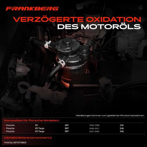 1x Ölabscheider Kurbelgehäuseentlüftung für Porsche 911 Cabriolet Targa 997 3.8L Bild 1x Ölabscheider Kurbelgehäuseentlüftung für Porsche 911 Cabriolet Targa 997 3.8L