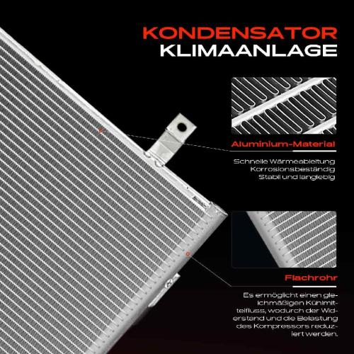 1x Kondensator Klimaanlage für Mitsubishi Grandis NAW 2.0L 2004-2011 Bild 1x Kondensator Klimaanlage für Mitsubishi Grandis NAW 2.0L 2004-2011