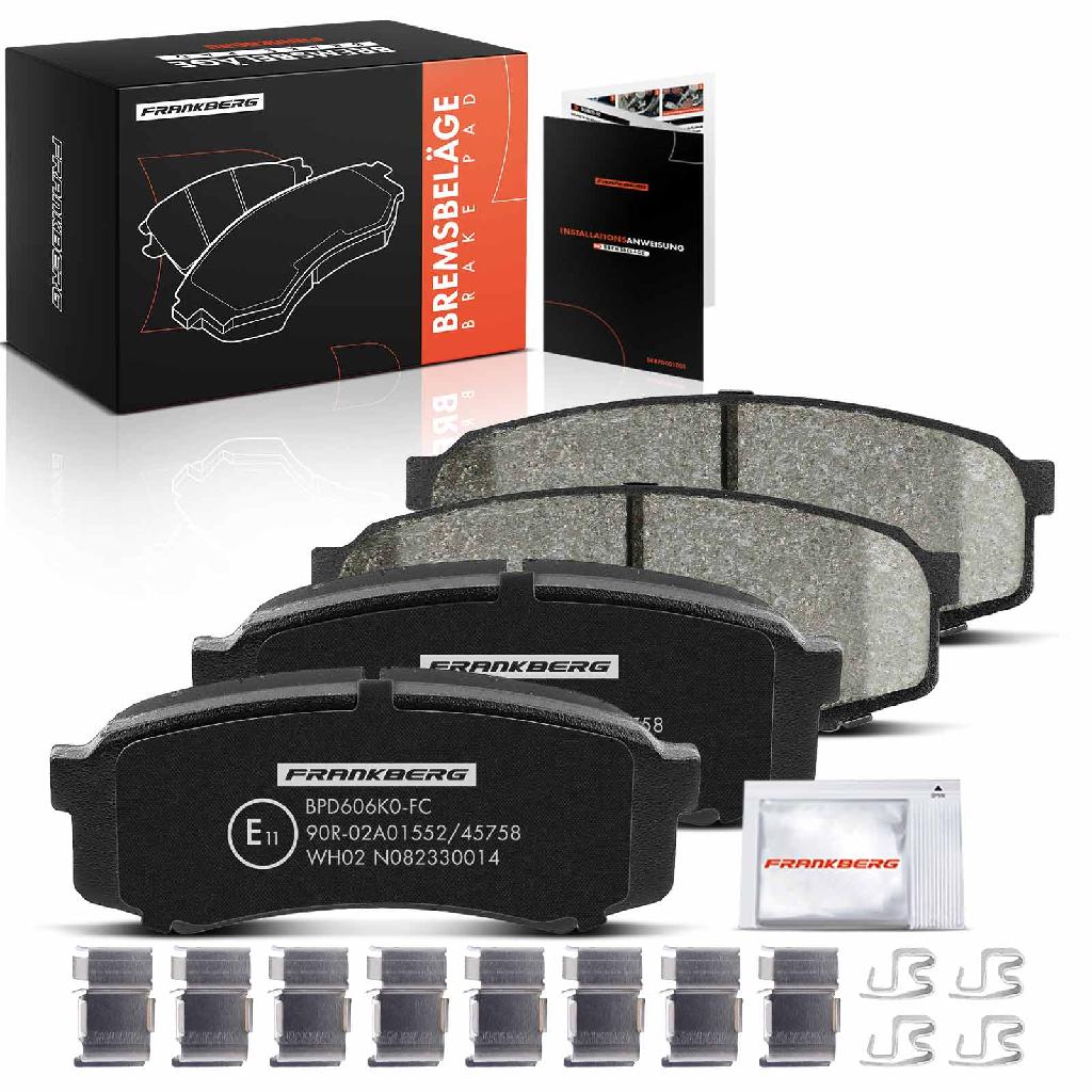 4x Bremsbeläge Hinterachse für Mitsubishi Pajero IV Van Klasseic Toyota 4 Runner FJ Cruiser Fortuner Land 100