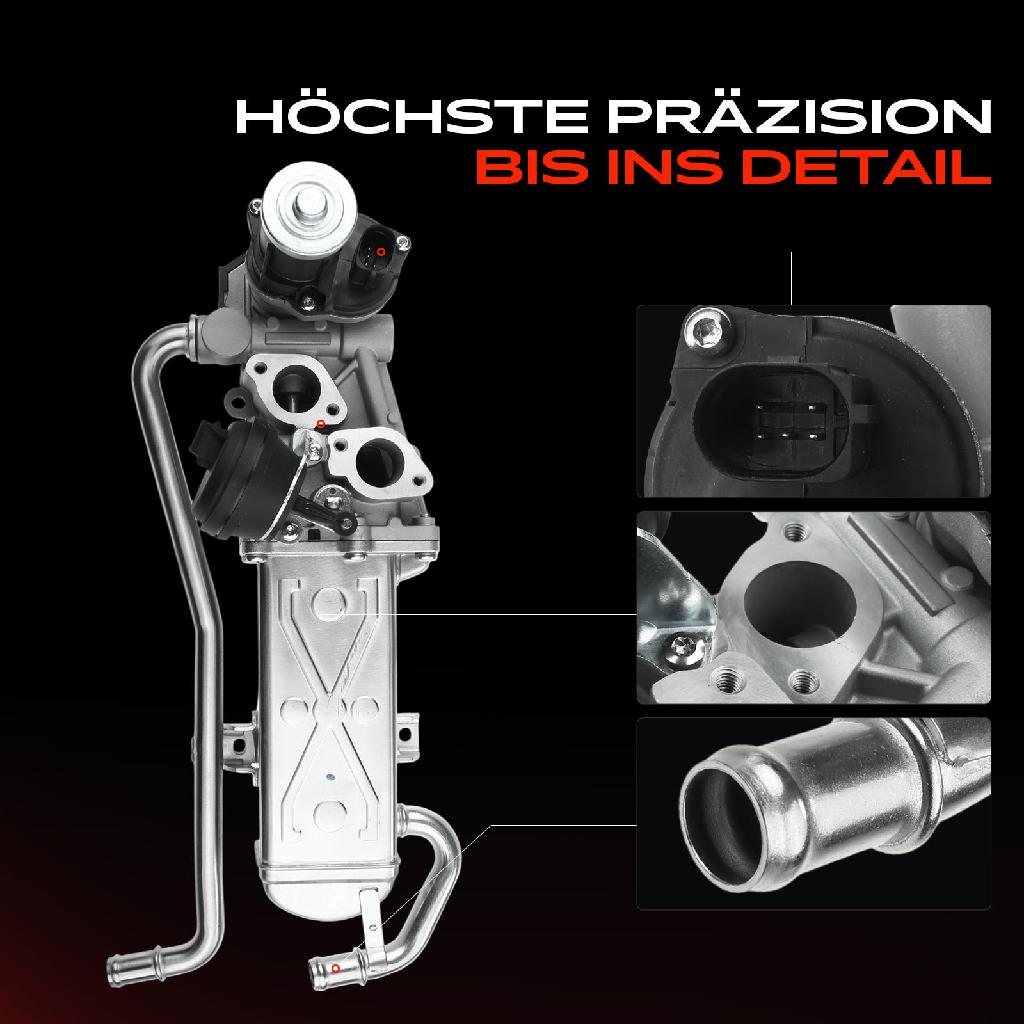 1x AGR-Ventil Abgasrückführungsventil für VW Polo Audi A1 Sportback Seat Ibiza IV Sportcoupe Skoda