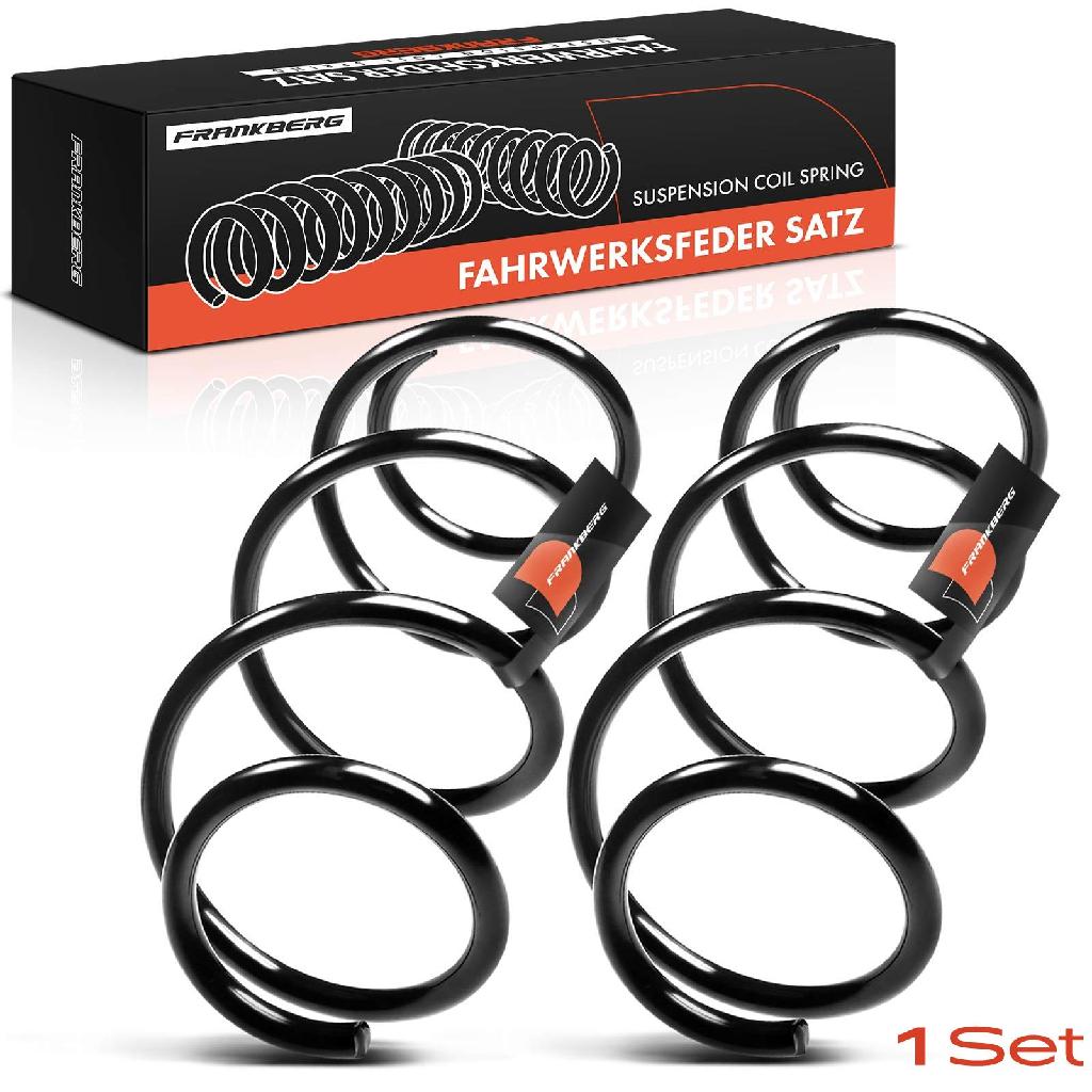 Frankberg 2x Fahrwerksfeder Vorderachse für Nissan Micra III K12 1.6L 2005-2010
