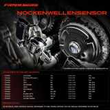 1x Nockenwellenposition Sensor für Citroën C4 C5 Jumpy Peugeot 307 406 Fiat Ducato 1.8L 2.0L