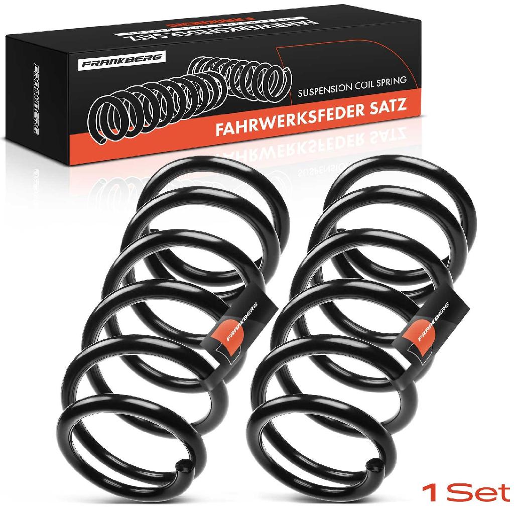 Frankberg 2x Fahrwerksfeder Hinterachse für Nissan Almera I Hatchback N15 2.0L 1996-1997