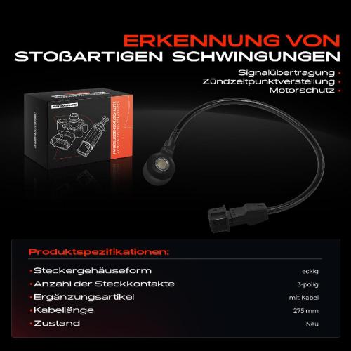 1x Klopfsensor Klopfgeber für Opel Astra G F70Vectra B J96 1.6L 1995-2002 Bild 1x Klopfsensor Klopfgeber für Opel Astra G F70Vectra B J96 1.6L 1995-2002