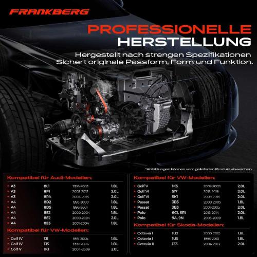 1x Umlenkrolle Führungsrolle für VW Golf Polo Audi A4 A6 Skoda Octavia Bild 1x Umlenkrolle Führungsrolle für VW Golf Polo Audi A4 A6 Skoda Octavia
