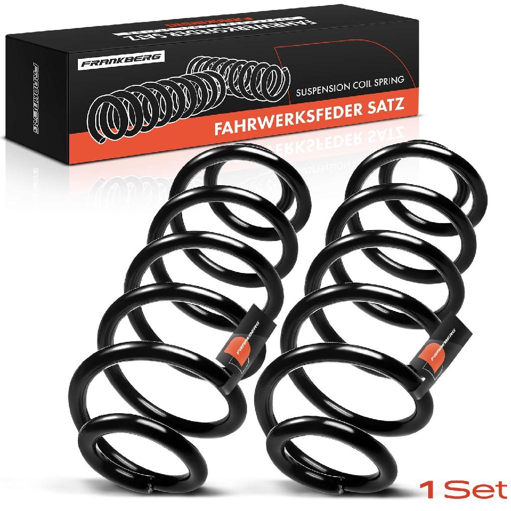 Frankberg 2x Fahrwerksfeder Hinterachse für Audi A4 8K5 B8 A5 8F7 A6 4G2 4GC C7 2008-2018