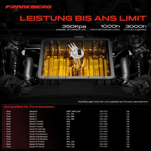 1x Kraftstoffpumpe für Ford Escort IV Cabriolet Turnier Klasseic V Express VI Stufenheck VII Fiesta Kasten Bild 1x Kraftstoffpumpe für Ford Escort IV Cabriolet Turnier Klasseic V Express VI Stufenheck VII Fiesta Kasten