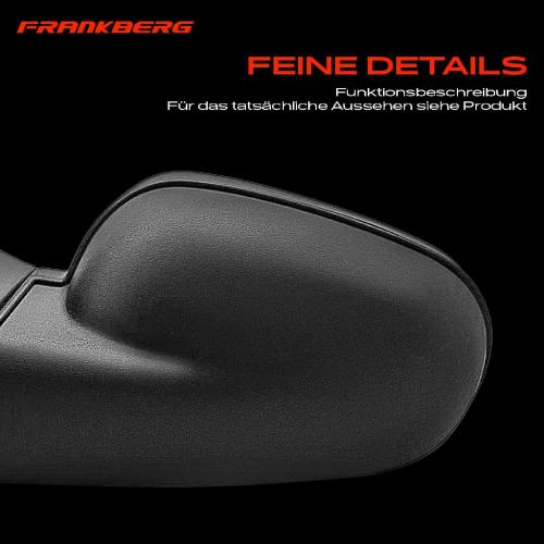 Frankberg 1x Außenspiegel Links für Renault Clio 5/357 B/C57 1.2L 1.4L 1.8L 1.9L 2.0L 1994-1998 Bild Frankberg 1x Außenspiegel Links für Renault Clio 5/357 B/C57 1.2L 1.4L 1.8L 1.9L 2.0L 1994-1998