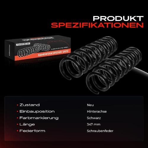 Frankberg 2x Fahrwerksfeder Hinterachse für Mercedes-Benz E-Klasse W210 2.8L 2.9L 3.0L 3.2L 1995-2002 Bild Frankberg 2x Fahrwerksfeder Hinterachse für Mercedes-Benz E-Klasse W210 2.8L 2.9L 3.0L 3.2L 1995-2002