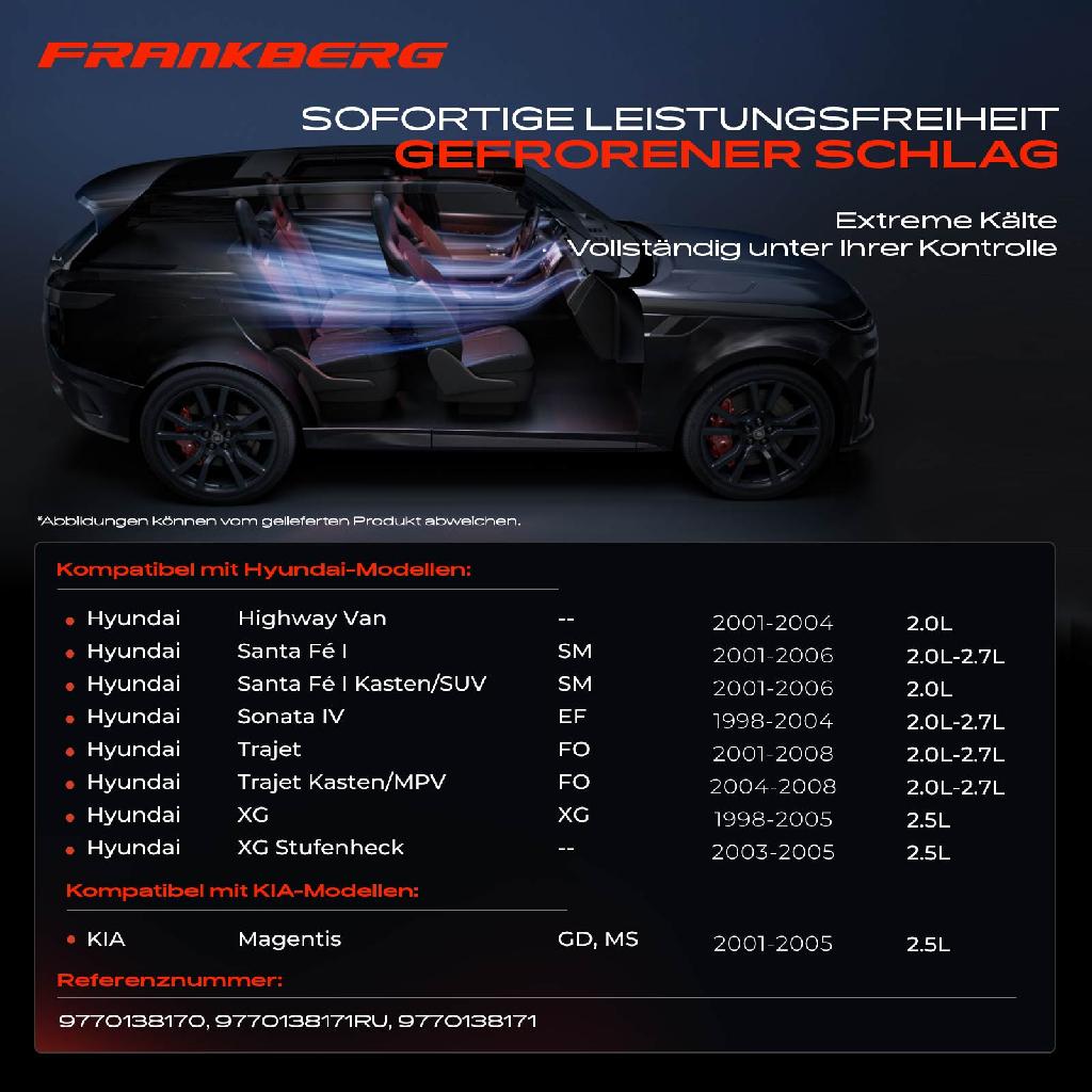 1x Klimakompressor für Hyundai Highway Santa Fé I SM KIA Magentis GD MS 2001-2006