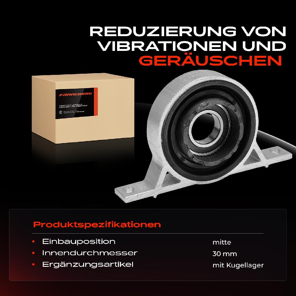 1x Lagerung Gelenkwelle Kardanwellenlager für BMW 5er E60 Touring E61 X3 E83 2.0L