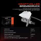 1x Hauptbremszylinder Bremszylinder für Citroën C4 UD DS KF Peugeot 3008 5008 0E 0U