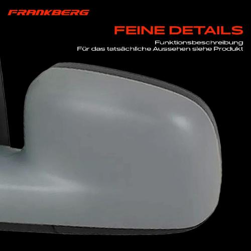 Frankberg 1x Außenspiegel Links für VW Caddy III 2C 2K 2KB 2KJ 2CB 2CJ 2CA 2CH 2KA 2KH 2004-2015 Bild Frankberg 1x Außenspiegel Links für VW Caddy III 2C 2K 2KB 2KJ 2CB 2CJ 2CA 2CH 2KA 2KH 2004-2015