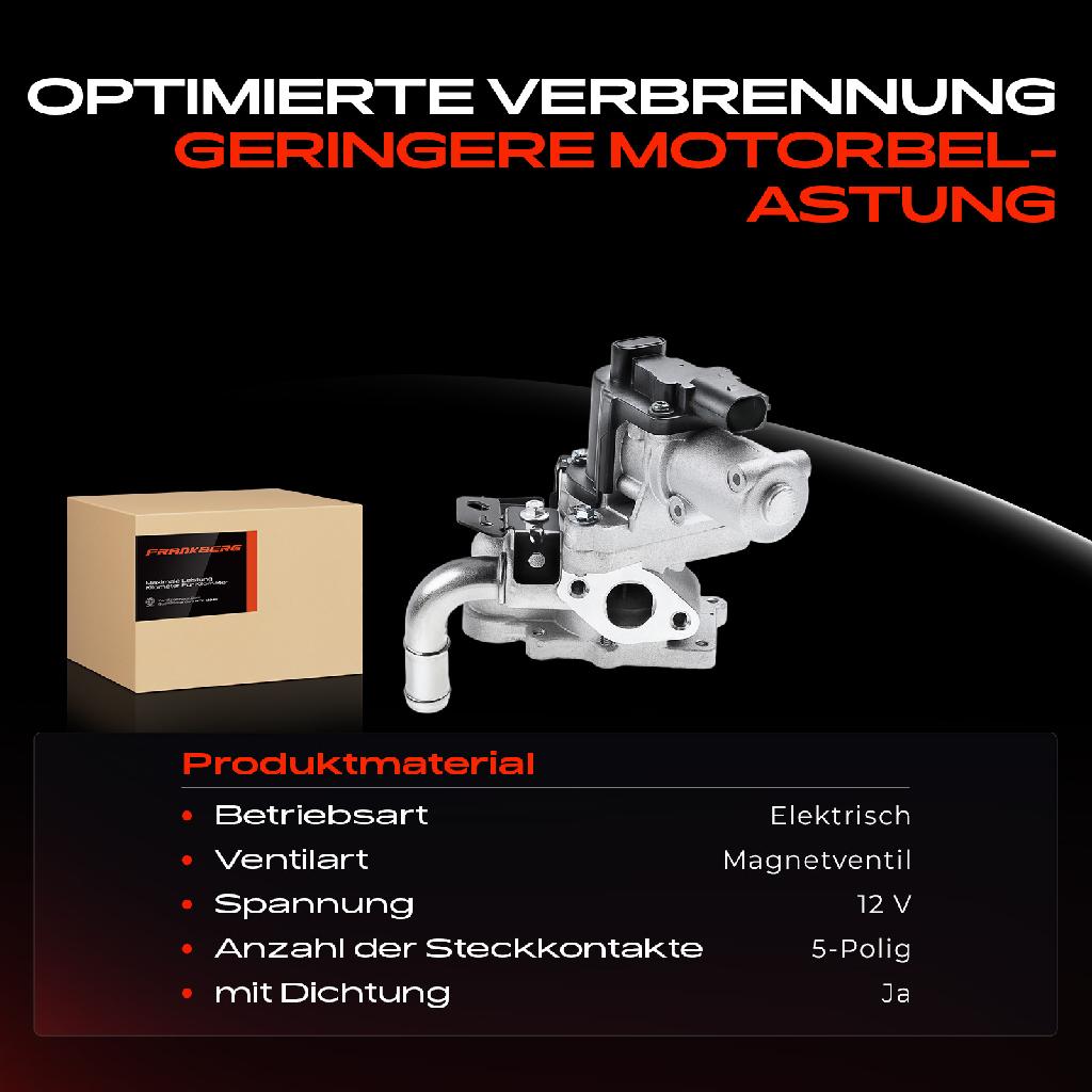 1x AGR-Ventil Abgasrückführungsventil für Hyundai i40 CW iX35 KIA Carens IV Optima Sportage