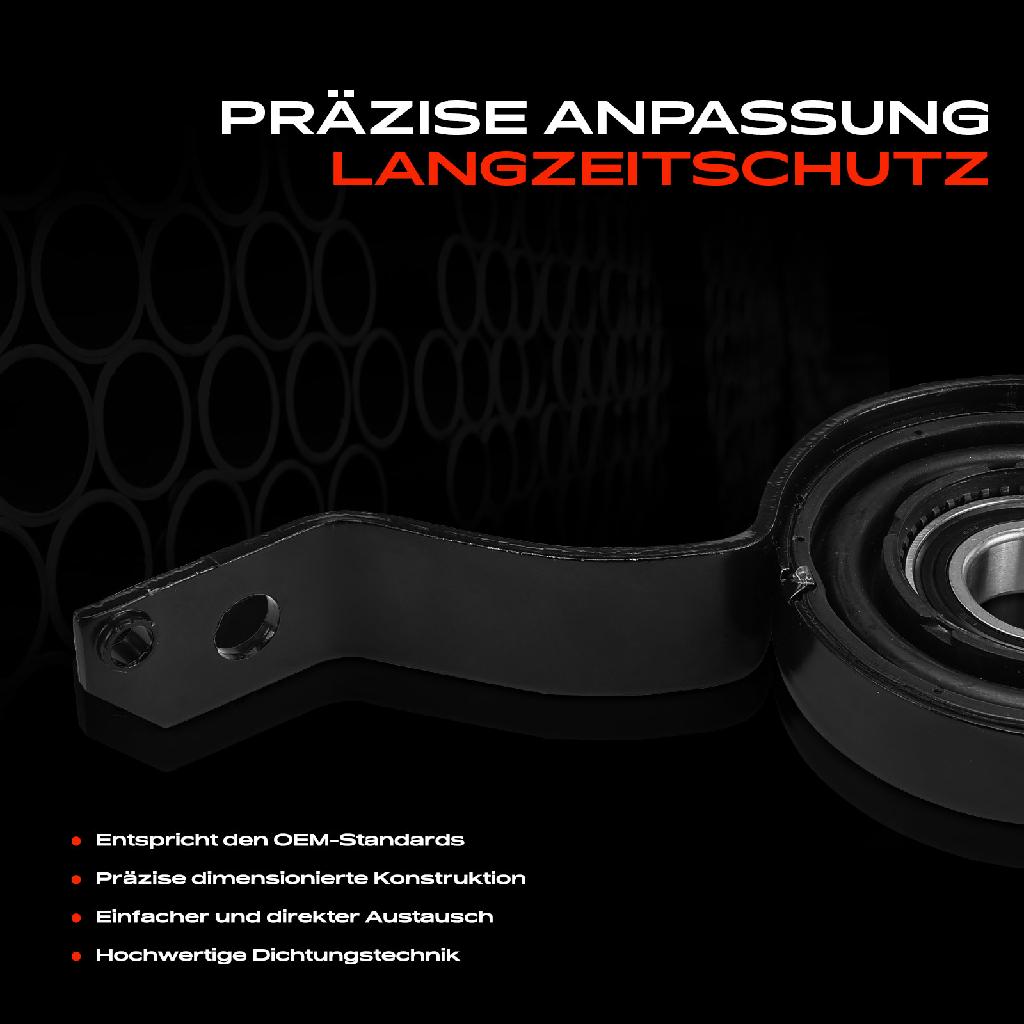 1x Lagerung Gelenkwelle Kardanwellenlager für Audi A4 8EC Avant 8ED Cabriolet 8HE 2.4L