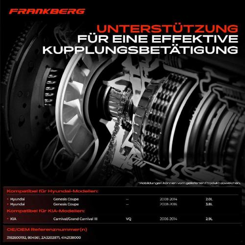 1x Zentralausrücker Kupplung für Hyundai Genesis Coupe KIA Bild 1x Zentralausrücker Kupplung für Hyundai Genesis Coupe KIA
