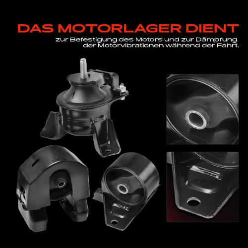 3x Motorlager Vorne und Hinten für Hyundai Sonata V NF 2.4L 3.3L Bild 3x Motorlager Vorne und Hinten für Hyundai Sonata V NF 2.4L 3.3L