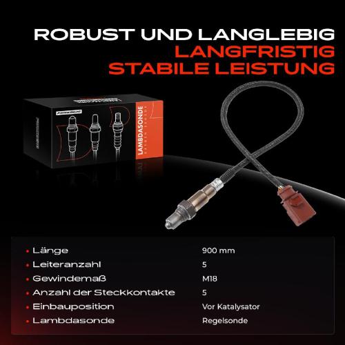 1x Lambdasonde Regelsonde Vor Katalysator für Audi A8 4H2 4H8 4HC 4HL 2011-2014 6.3L Bild 1x Lambdasonde Regelsonde Vor Katalysator für Audi A8 4H2 4H8 4HC 4HL 2011-2014 6.3L