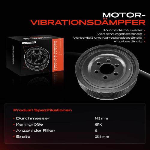 1x Riemenscheibe Kurbelwelle für BMW F20 F21 F22 F23 F30 F31 F32 F34 F36 F07 F10/11 Bild 1x Riemenscheibe Kurbelwelle für BMW F20 F21 F22 F23 F30 F31 F32 F34 F36 F07 F10/11