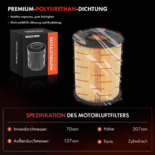 2x Luftfilter Filtereinsatz für Ford C-Max DM2 C-Max Van Focus C-Max Focus FordKuga I Bild 2x Luftfilter Filtereinsatz für Ford C-Max DM2 C-Max Van Focus C-Max Focus FordKuga I