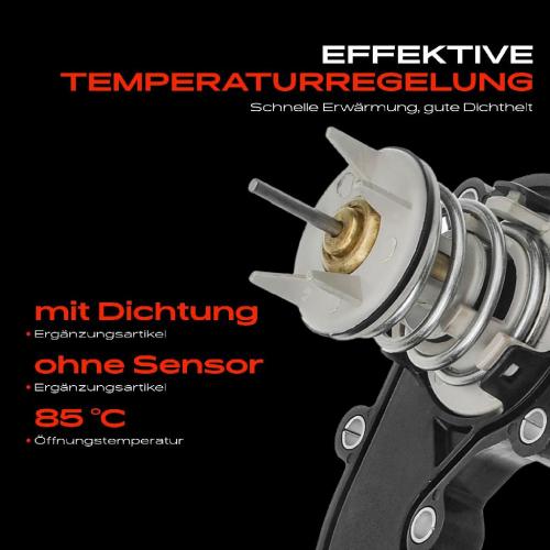 Frankberg 1x Thermostat Kühlmittel für Audi A4-A8 Q5 Q7 Touareg 2008-2018 Bild Frankberg 1x Thermostat Kühlmittel für Audi A4-A8 Q5 Q7 Touareg 2008-2018