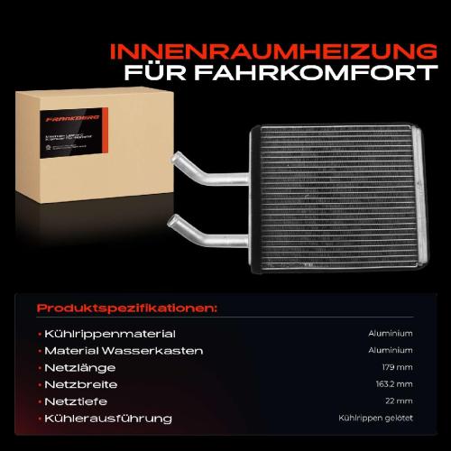 1x Wärmetauscher Innenraumheizung für KIA Rio Schrägheck DC 1.3L 1.5L Bild 1x Wärmetauscher Innenraumheizung für KIA Rio Schrägheck DC 1.3L 1.5L