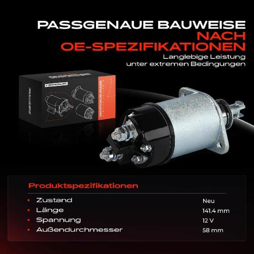 1x Magnetschalter Starter für Renault Fuego Trafic Bus Kasten 18 20 25 2.1L Bild 1x Magnetschalter Starter für Renault Fuego Trafic Bus Kasten 18 20 25 2.1L
