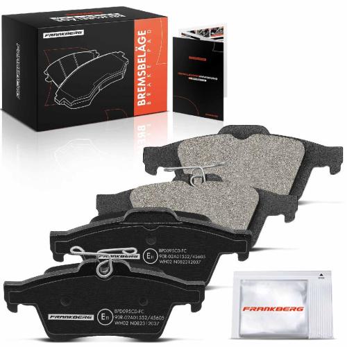 4x Bremsbeläge Hinterachse für Ford C-Max II Focus Cabriolet Kasten/Kombi Stufenheck 2003-2025 Bild 4x Bremsbeläge Hinterachse für Ford C-Max II Focus Cabriolet Kasten/Kombi Stufenheck 2003-2025