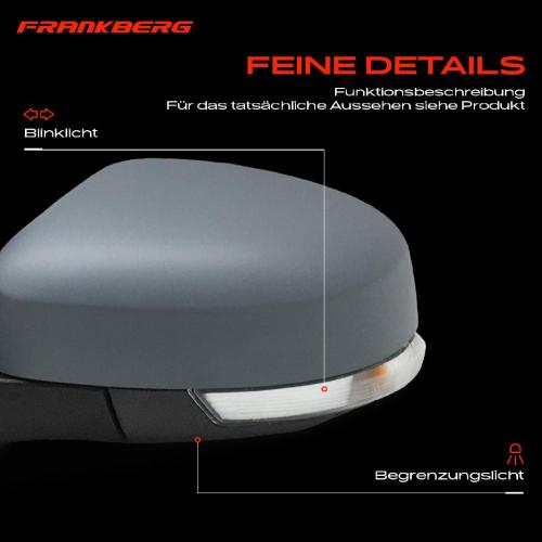 Frankberg 1x Außenspiegel Links für Ford Focus II DA DP HCP Turnier DA DS 2008-2011 Bild Frankberg 1x Außenspiegel Links für Ford Focus II DA DP HCP Turnier DA DS 2008-2011