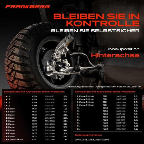 1x Querlenker Hinterachse für Mercedes-Benz CLS C219 E-Klasse W211 E-Klasse T-Model S211 SL R230 Bild 1x Querlenker Hinterachse für Mercedes-Benz CLS C219 E-Klasse W211 E-Klasse T-Model S211 SL R230