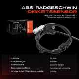 1x ABS Sensor Vorderachse beidseitig für Citroën Evasion MPV Jumpy Kasten Fiat Scudo Bus Peugeot 806 Expert