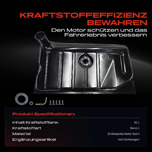 Frankberg 1x Kraftstofftank Kraftstoffbehälter für VW Kaefer Cabriolet 15 1.2L-1.5L Bild Frankberg 1x Kraftstofftank Kraftstoffbehälter für VW Kaefer Cabriolet 15 1.2L-1.5L
