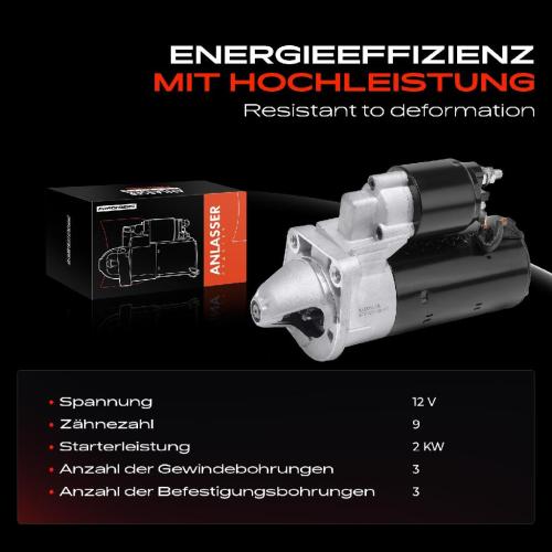 Frankberg 1x Anlasser Starter für Ford C-Max Focus II Stufenheck Turnier Galaxy Mondeo IV S-Max 1.8L 2005-2011 Bild Frankberg 1x Anlasser Starter für Ford C-Max Focus II Stufenheck Turnier Galaxy Mondeo IV S-Max 1.8L 2005-2011