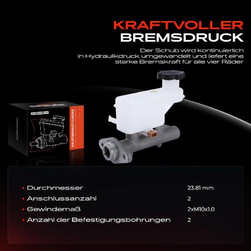 1x Hauptbremszylinder Bremszylinder für Hyundai Matrix FC 2001-2010 1.5L 1.6L 1.8L Bild 1x Hauptbremszylinder Bremszylinder für Hyundai Matrix FC 2001-2010 1.5L 1.6L 1.8L